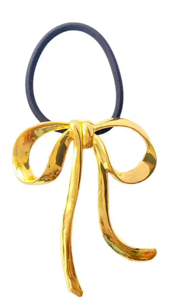 Colero Pony Cuff Lazo Coquette Dorada