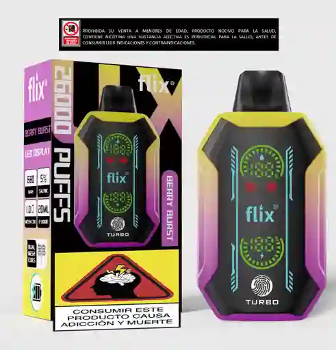 Vapeador Flix 26.000 Berry Burst