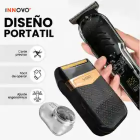 Maquina De Afeitar Patillera Shaver Maquina Viajera Estuche Edición Campeón Mundial