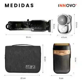 Maquina De Afeitar Patillera Shaver Maquina Viajera Estuche Edición Campeón Mundial