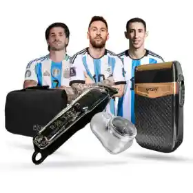 Maquina De Afeitar Patillera Shaver Maquina Viajera Estuche Edición Campeón Mundial