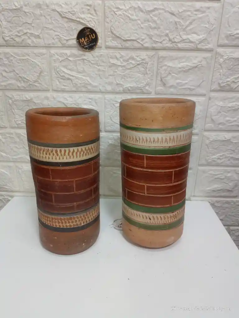 Maseta Para Plantas Estilo Cilindro