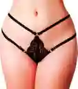 Blanco - Panty Berna Tipo Hilo En Encaje