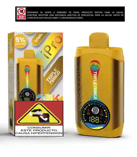 Vapeador Ipro 26.000 Puffs Triple Mango
