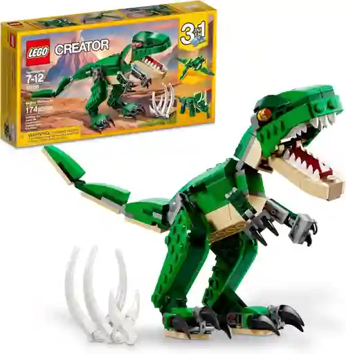 Juego Construcción Lego 174 Piezas Dinosaurios 3 En 1 Niños