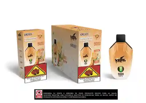 Vapeador Viral 9.000 Puffs Mandarine Tangerine