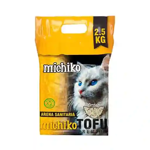 Arena Sanitaria Premium Tofu Ecológica Limón 2kg Michiko