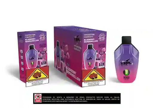 Vapeador Viral 9.000 Puffs Blueberry Marshmellow