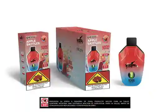 Vapeador Viral 9.000 Puffs Apple Skittles