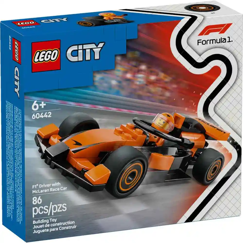 Juego Construcción Lego 86 Piezas Formula 1 Para Niños