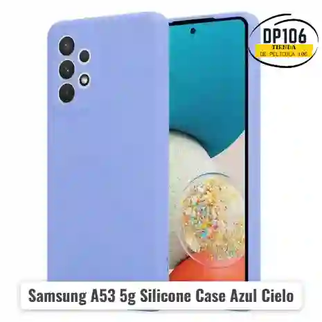Samsung A53 5g Silicone Case Azul Cielo