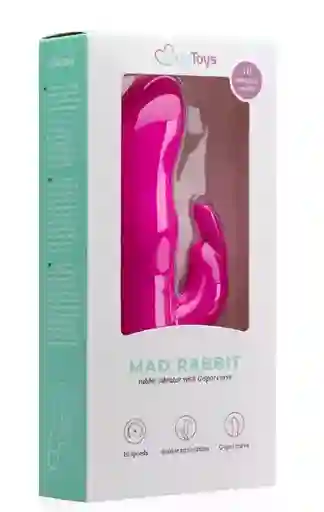 Vibrador Mad Rabit Rosa En Silicona