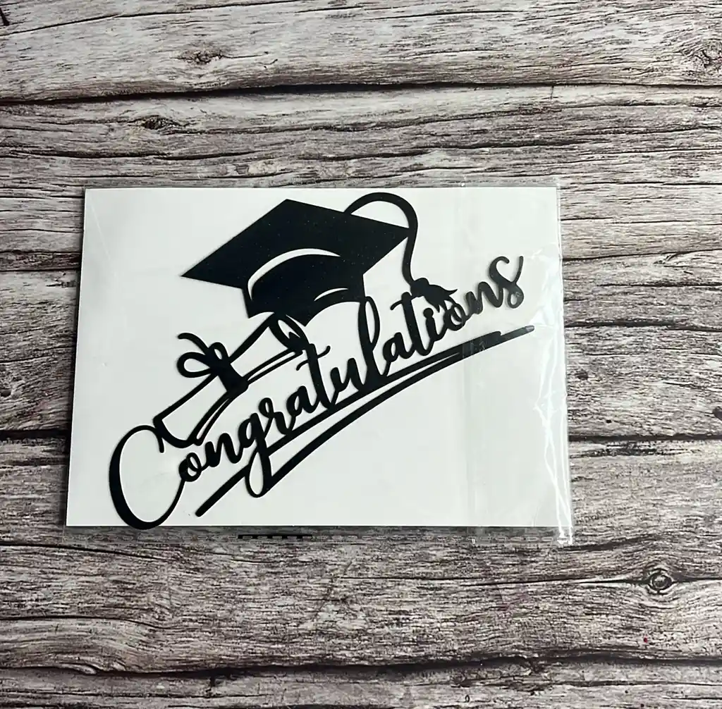 Topper Congratulations Para Decoración Grados De Torta, Ramo, Arrelgo Etc.