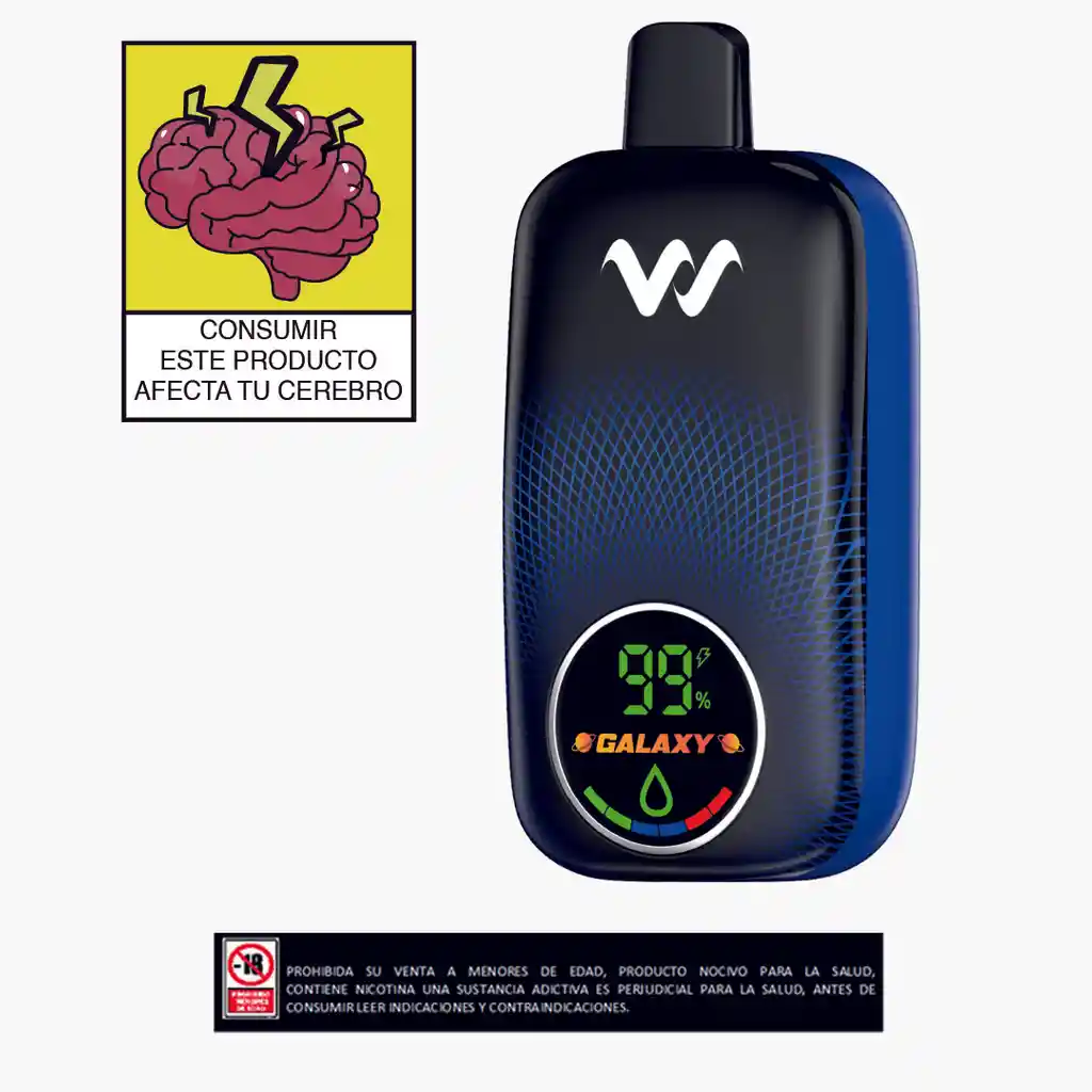 Wave Turbo Galaxy 30.000 Puffs Blue Razz Ice