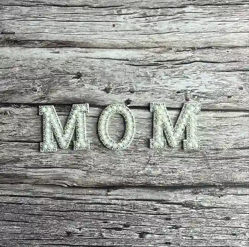 Topper/aplique De Mom Para Decoración De Torta, Ramo, Arrelgo Etc.