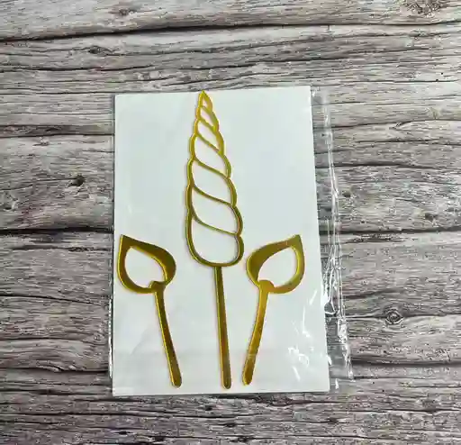 Topper De Unicornio Para Decoración De Torta, Ramo, Arrelgo Etc.