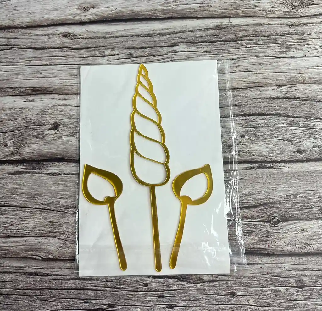 Topper De Unicornio Para Decoración De Torta, Ramo, Arrelgo Etc.