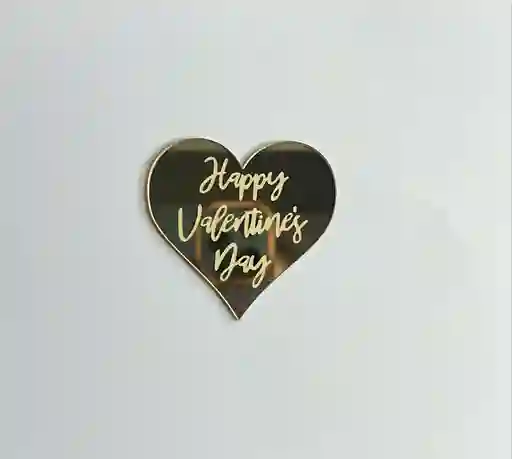 Topper De Happy Valentines Day Para Decoración De Torta, Ramo, Arrelgo Etc.