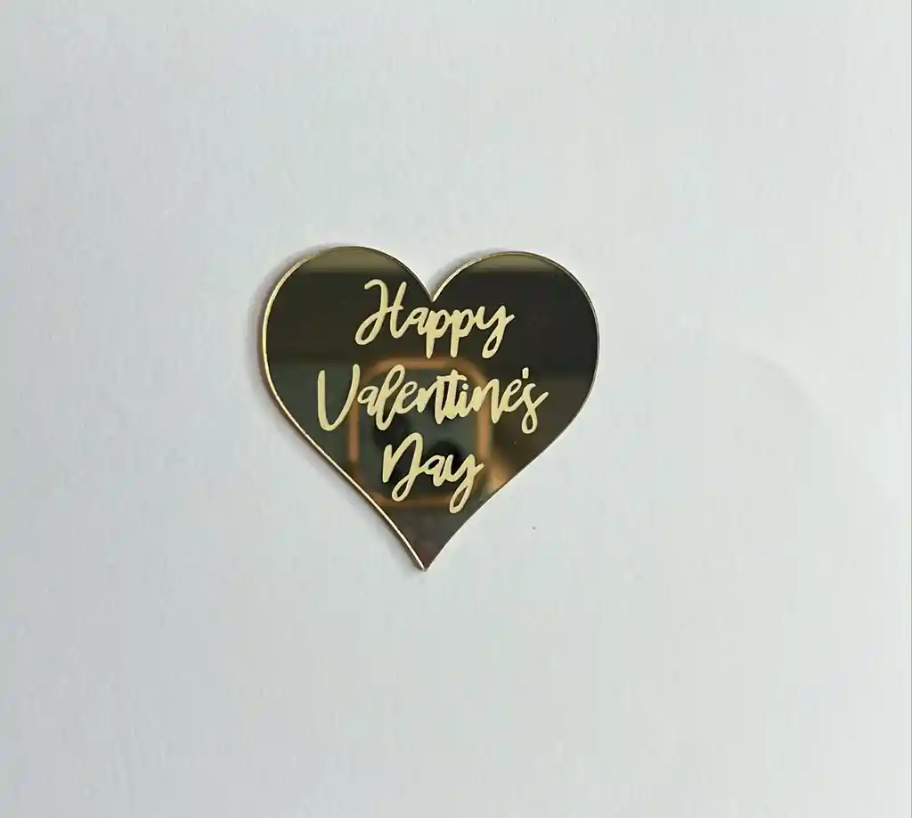 Topper De Happy Valentines Day Para Decoración De Torta, Ramo, Arrelgo Etc.