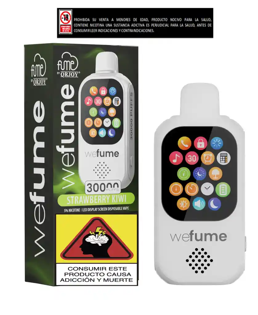 Vapeador We Fume 30.000 Puffs Smart Vape Strawberry Kiwi