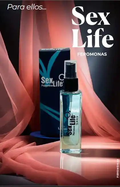 Locion Con Feromonas Sexlife Hombre Presentación Vidrio 30ml