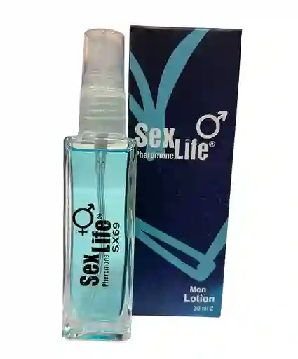 Locion Con Feromonas Sexlife Hombre Presentación Vidrio 30ml