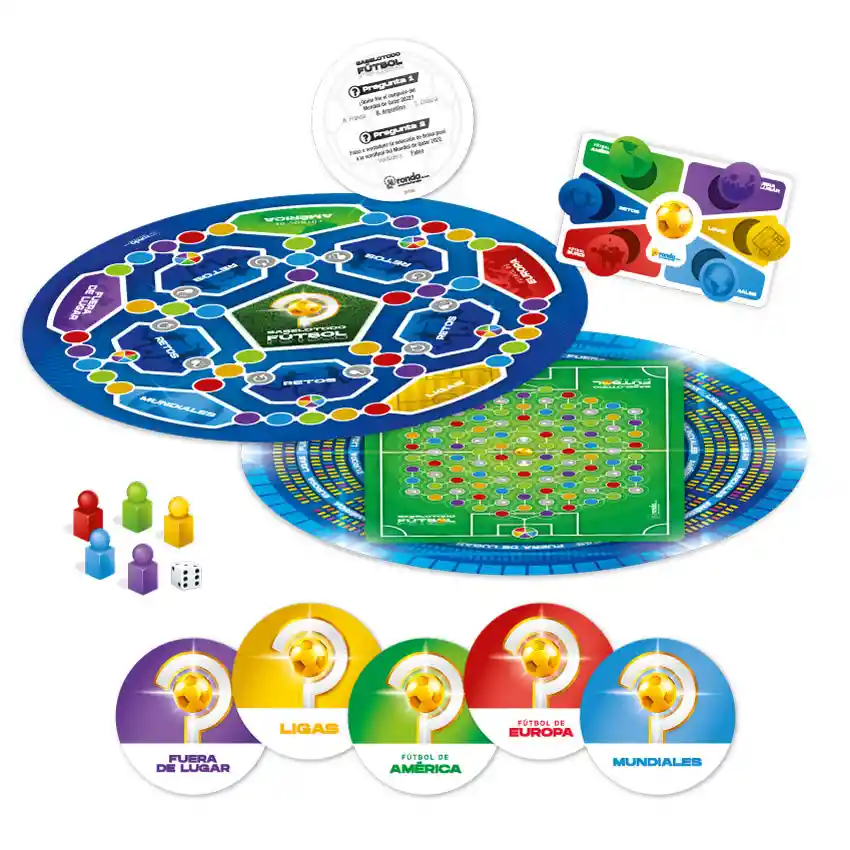 Juego De Mesa Sabelotodo Fútbol Para Niños Adultos