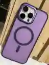 Case Matte Magsafe Iphone 16 Pro Max - Morado