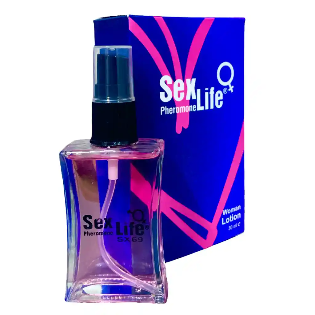 Locion Con Feromonas Sexlife Mujer Presentación Vidrio 30ml