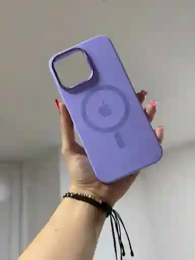 Silicone Case Magsafe Iphone 15 Pro Max - Lila