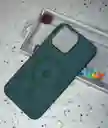 Silicone Case Magsafe Iphone 15 Pro Max - Verde Oscuro