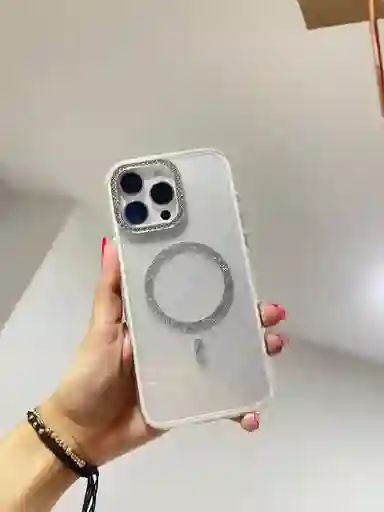 Case Magsafe Mirella Murano Iphone 16 Pro Max - Blanco