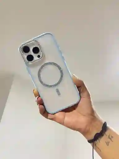 Case Magsafe Mirella Murano Iphone 16 Pro Max - Azul Cielo