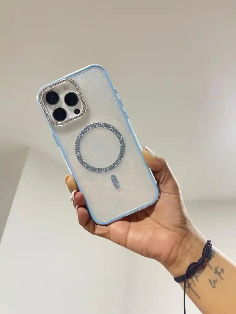 Case Magsafe Mirella Murano Iphone 16 Pro Max - Azul Cielo