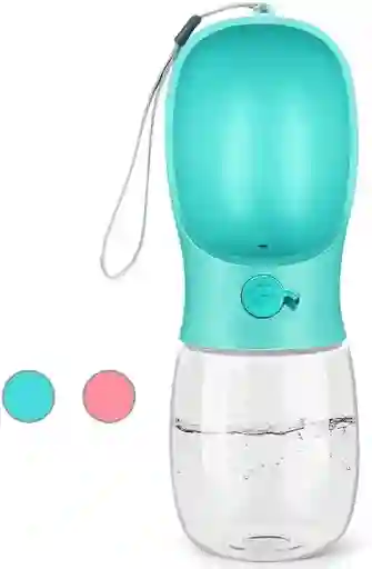 Bebedero Portable 550 Ml Azul
