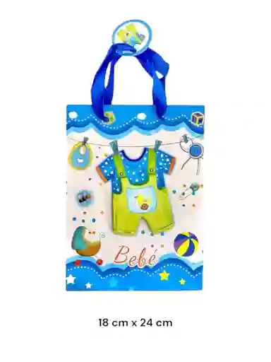 Bolsa De Regalo Mediana Baby Niño 18x24cm