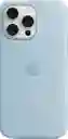 Silicone Case Iphone 15 Pro Max - Azul Cielo