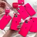 Silicone Case Iphone 15 Pro Max - Fucsia