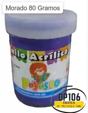 Vinilo Acrilico / Tempera Morado 80 Gramos X 1 Und