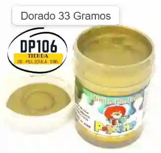Vinilo Dorado 33 Gramos Tempera