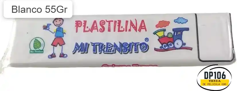 Plastilina Blanco 55 Gr X 1 Und