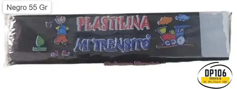 Plastilina Negro 55 Gr X 1 Und