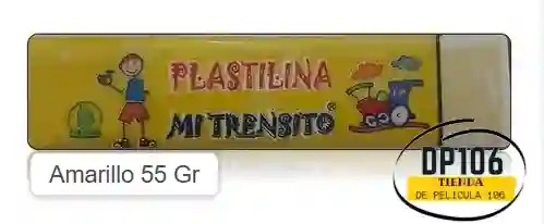 Plastilina Amarillo 55 Gr X 1 Und
