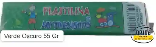 Plastilina Verde Oscuro 55 Gr X 1 Und