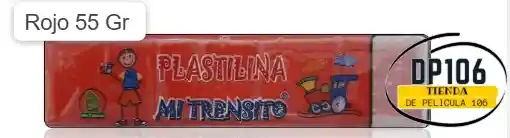 Plastilina Rojo 55 Gr X 1 Und