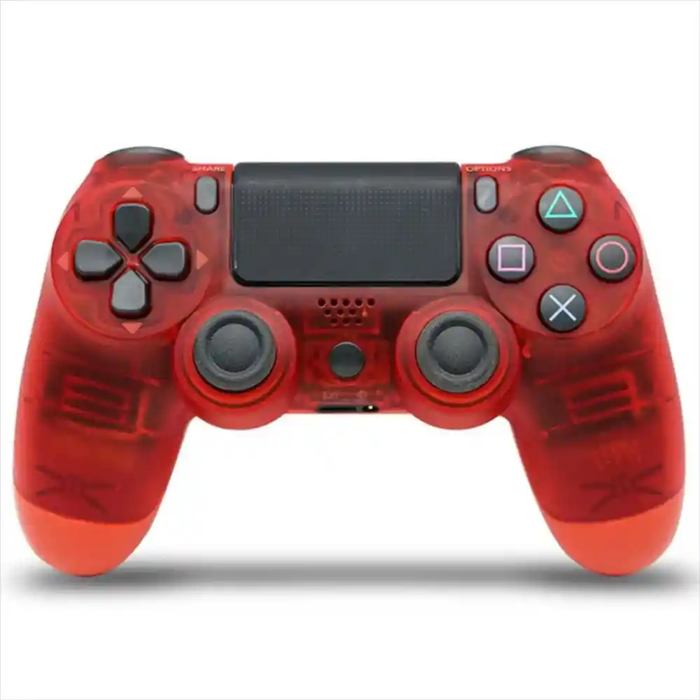 Control Play 4 Rojo Transparente