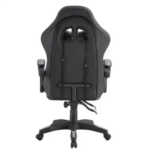 Silla Gamer Ergonomica Color Negro Con Gris