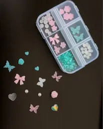 Set De Decoraciones 3d Para Uñas Y Manualidades Para Manicure Y Pédicure