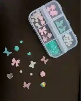 Set De Decoraciones 3d Para Uñas Y Manualidades Para Manicure Y Pédicure