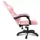 Silla Gamer Ergonomica Color Rosado Con Blanco